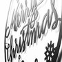 Wallity XMASBLACK - 030 Accesorio decorativo de pared de metal con LED